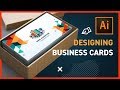 How to Design BUSINESS CARDS with Illustrator CC 2019