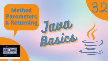 Method Parameters and Returning - Java Basics 3.2