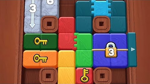 Wood Away Block Jam Level 56 Game Walkthrough Solution
