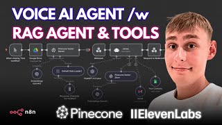 Build a Voice AI Agent with No Code - Step-by-Step (Pinecone + ElevenLabs + RAG)