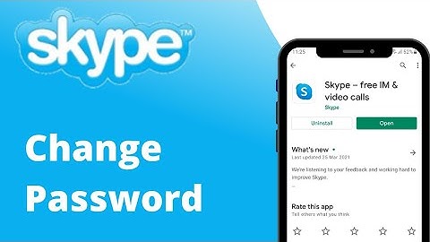 How to Change Password of Skype Account | Change Skype Password 2021
