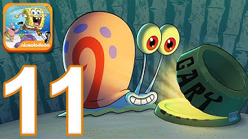 SpongeBob: Patty Pursuit - Gameplay Walkthrough Part 11 - The Secret Life Of Gary (iOS)