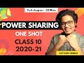 Power Sharing Class 10 One Shot | Victory Series | Preboards Preparation | 2020-21 | Full Chapter