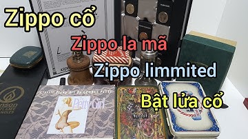 (17) Zippo 1950s, zippo bảng đặc biệt, la mã, zippo limited, bật lửa cổ, #zippo1950s #zippolimited