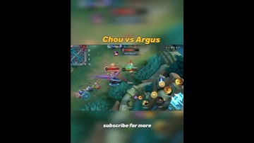 Chou vs Argus 😂 #mlbb #mobilelegends #mlbbcreatorcamp #funnyvideos #shorts #ytshorts
