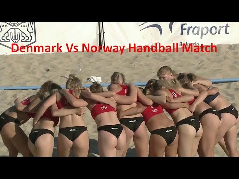 Beach handball women Denmark vs Norway