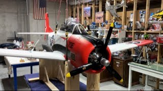 Top RC T-28 On Vanessa Balancing Rig