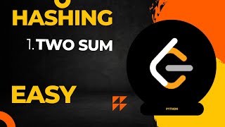 1 Two Sum | Hashing | Leet code | Cmpetitive Program | Easy | Python | English