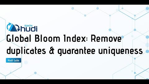 Global Bloom Index: Remove duplicates & guarantee uniquness