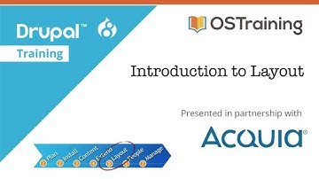 Drupal 8 Beginner, Lesson 48: Introduction to Layout