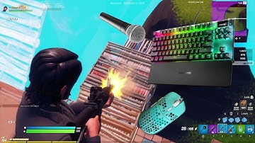 Steelseries Apex Pro ASMR Chill😴Satisfying Keyboard Fortnite Omnipoint Switch 240HZ Smooth 1440p