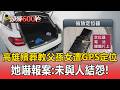 高雄殯葬教父「孫女」汽車遭GPS定位器！她嚇報案：未與人結怨、是誰在跟蹤？【頭條600秒】