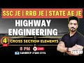 8 PM | Session 4 | Cross Section Elements | SSC JE | RRB JE | State AE/JE| #SJCIVIL