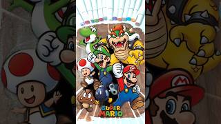 Super Mario &amp; Friends 🎮✨ | Ultimate Paint Art World! #supermario #mariobros