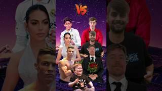 Ronaldo Team Vs Mrbeast Team 🥊 (Ronaldo, Georgina, Ronaldo Jr) (Mrbeast, Chandler, Nolan) 🔥