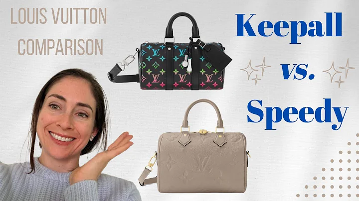 Louis Vuitton Keepall 25 verses Speedy 25 Review | COMPARE TWO POPULAR LV BAGS | Which one is best?