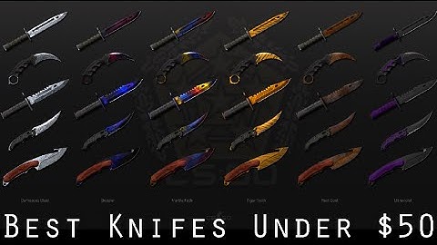 CS2 Cheap Knives! TOP 5 KNIVES!!!!