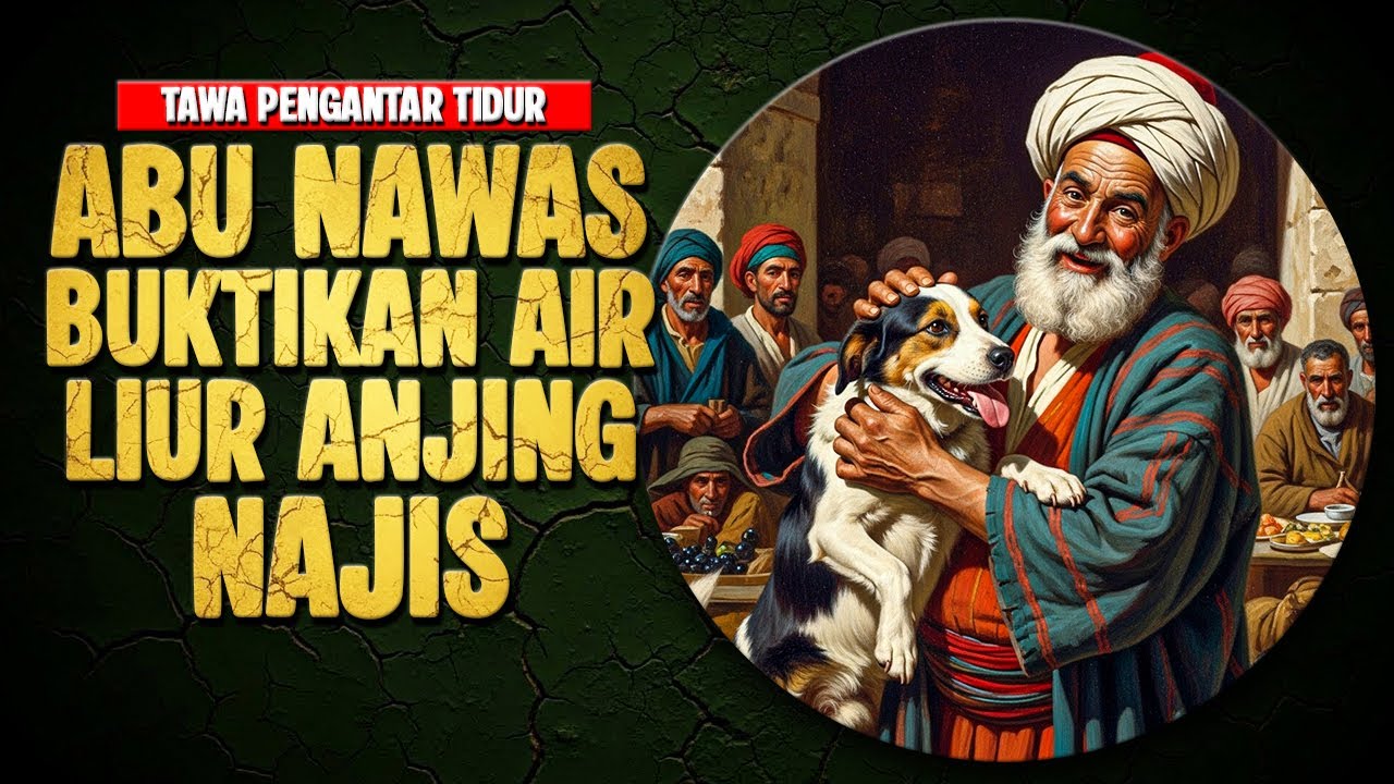 Abu Nawas Buktikan Air Liur Anjing Najis - KISAH LUCU PENGANTAR TIDUR