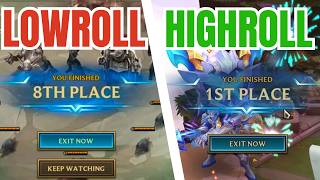 How to Play TFT from a Highroll vs Lowroll Spot