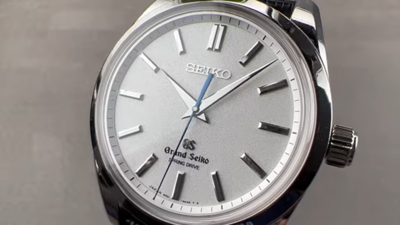 dæk fortjener Gangster Grand Seiko Spring Drive 8 Day Power Reserve SBGD001 Grand Seiko Watch  Review - YouTube