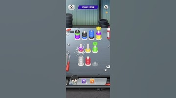 #39 How to solve nut sort mini game in PUZZ REVE #gameplay #games #shinichiro #puzzreve #puzzle