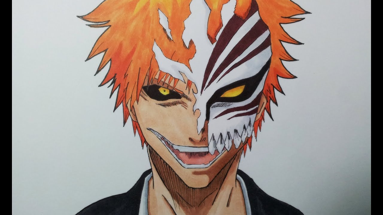 Ichigo Vasto Lorde Half Mask - Bleach 