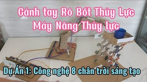 Dự Án 1: Cánh tay rô bốt thủy lực và Máy nâng chuyển thủy lực/ Công nghệ 8