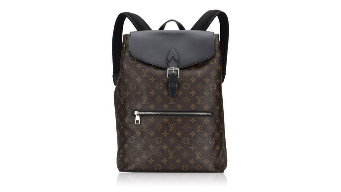 DISCONTINUED Louis Vuitton PALK Backpack Monogram Macassar Brown
