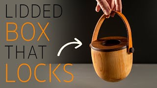 Woodturning - Lidded box with something special