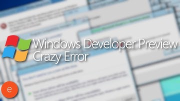 Windows 8 Beta Crazy Error