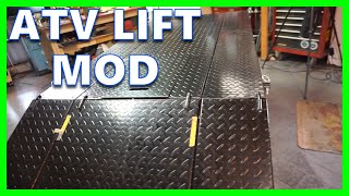 ATVMotorcycle Tractor~ Lift Table Modification / Strengthening the Top Extensions