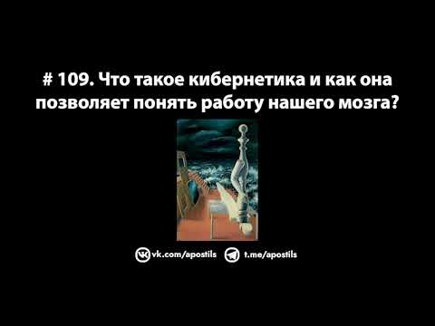 # 109. Что такое кибернетика и как она позволяет понять работу нашего мозга?