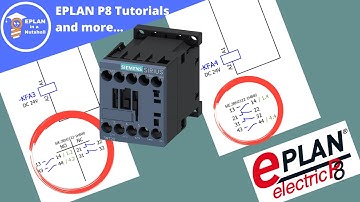 Contactor in EPLAN. Settings, Contact Image, Properties