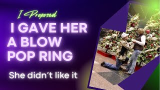 Blow Pop Ring proposal didn’t impress her