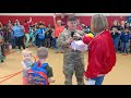 Soldier dad surprises son at school after 1-year separation