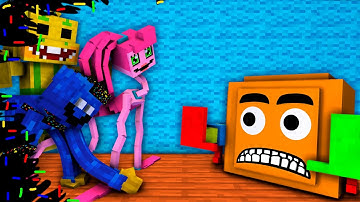 FNF Corrupted Annoying Orange VS Poppy Playtime "SLICED"(Pt.5) Sonic and Tails Dancing Minecraft