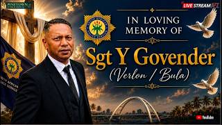 The Funeral Service of Sgt Y Govender (Verlon/Bula)