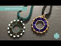 Hope Pendant Tutorial | Project Long Necklace | Toho Bugle | Ladder Stitch