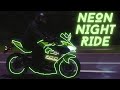 Neon night ride