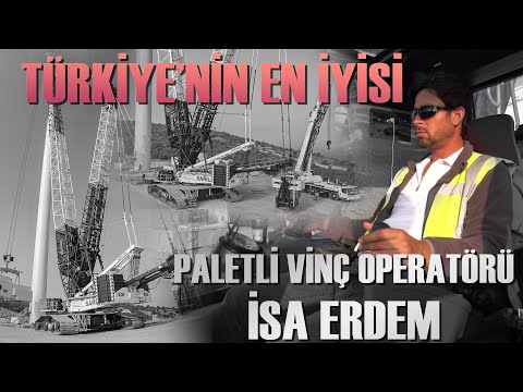 Türkiye'nin en iyi paletli vinç operatörü: İSA ERDEM