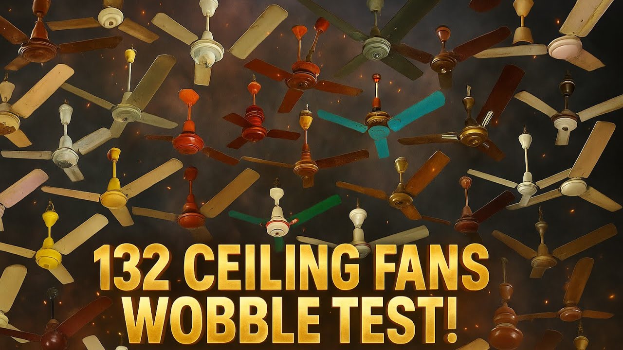 Вентиляторы возвращаются в прошлое! 132. Подборка тестов на обратную вибрацию ⏪⚙️