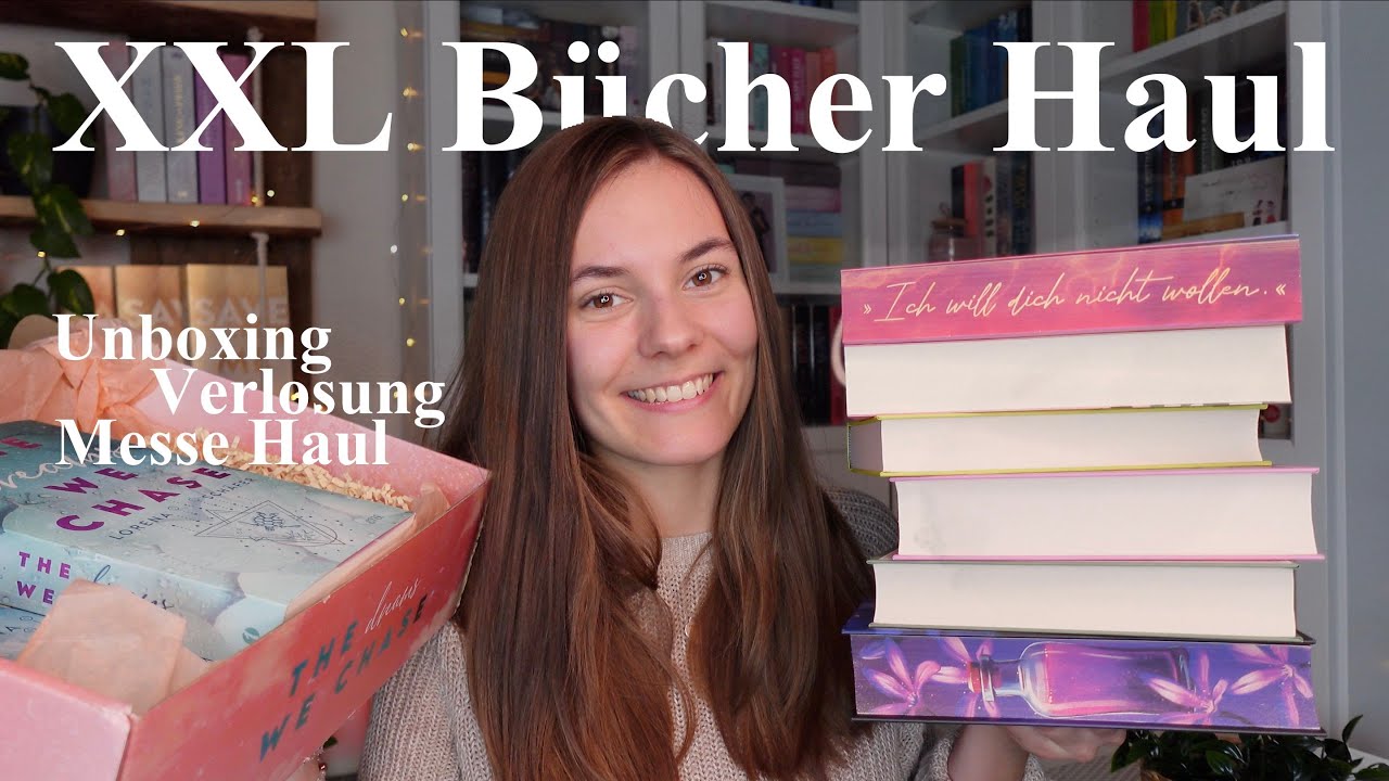 XXL BOOK HAUL 📚 | Bloggerbox Unboxing & Messe Ausbeute