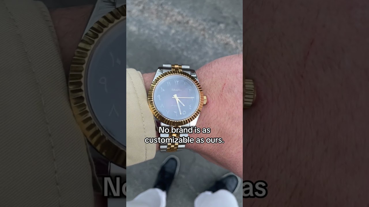 You design your own timepiece yourself. #watch #seikomod #seikowatches #slovenia #seikofam