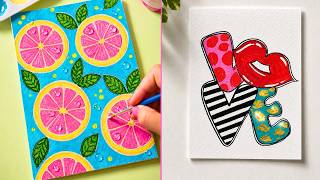 11 Creative Painting Ideas for Beginners | Easy Art Hacks & Tricks | Must Try
