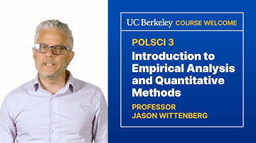 Introduction to Empirical Analysis and Quantitative Methods: POLSCI 3