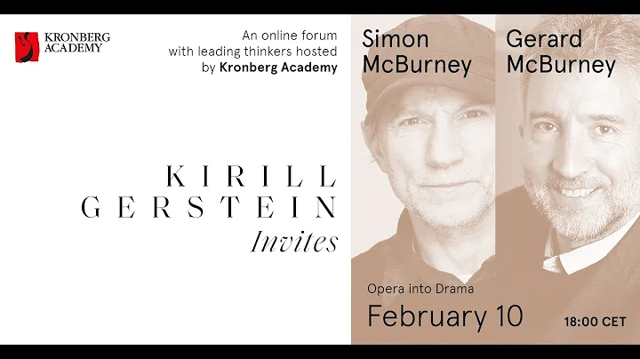 Simon and Gerard McBurney seminar "Opera into Drama"