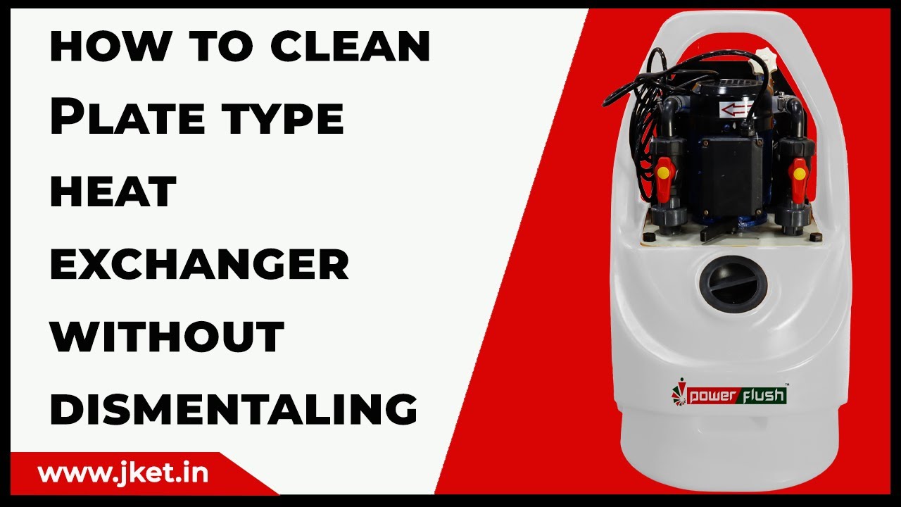 How To Clean Plate How to clean Plate Type Heat Exchanger ( PHE) without dismantling - YouTube