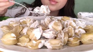 ASMR EATING ПЕЛЬМЕНИ/MUKBANG DUMPLINGS