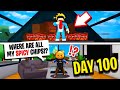 I Spent 100 DAYS in My Friends House in Roblox BROOKHAVEN RP!! (he had no idea)