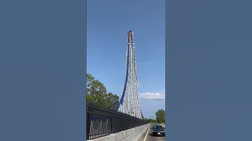 Thumbnail of Millennium Force First Drop is 🔥#cedarpoint #amusementpark #sandusky #ohio #rollercoaster